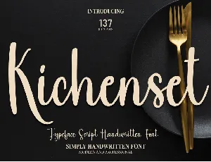 Kichenset font