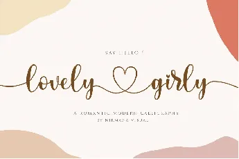 Girly font