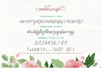 Imelda Script font