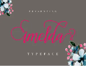 Imelda Script font