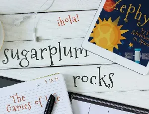 Sugarplum font