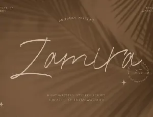 Zamira font