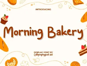 Morning Bakery font