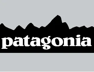 Patagonia font