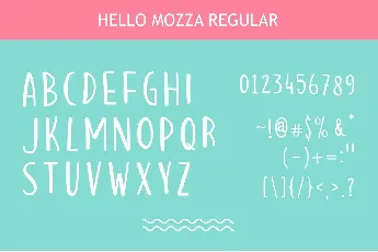 Hello Mozza font