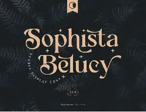 Sophista Belucy font