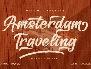 Amsterdam Traveling font