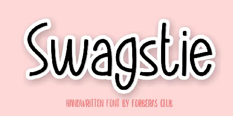 Swagstie font