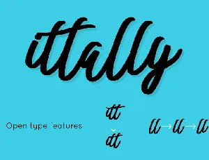 BTX-ITTALLY font