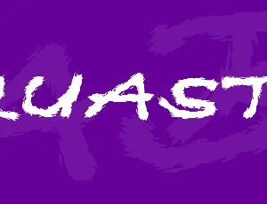 Quast font