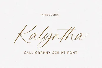 Kalyntha font