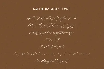 Kalyntha font