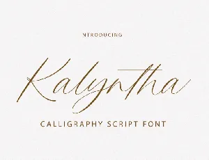 Kalyntha font