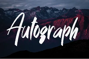 Autograph font