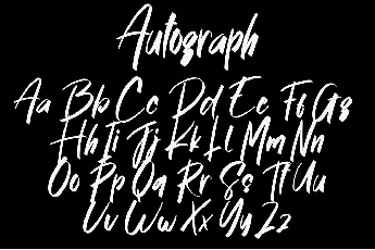 Autograph font