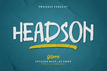 Headson Script font