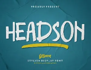 Headson Script font