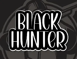 Black Hunter Display font