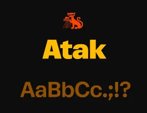 Atak Family font