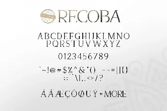 Recoba Family font