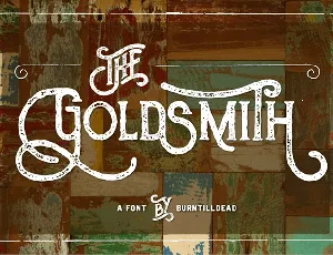 The Goldsmith Vintage font