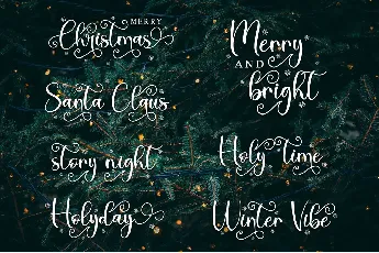 Thanks Christmas - Personal Use font