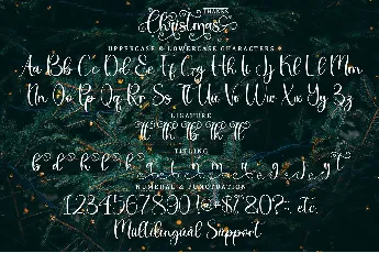 Thanks Christmas - Personal Use font