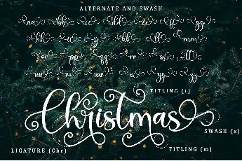 Thanks Christmas - Personal Use font