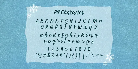 Snow Candy Demo font