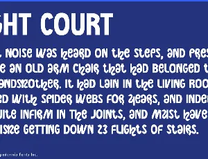 Night Court font