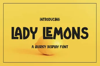 Lady Lemons font