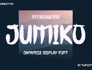 JUMIKO Faux Japanese font