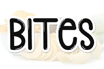 Bites font