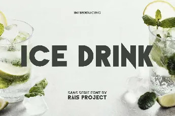 Ice Drink font