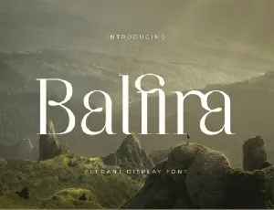 Balfira font