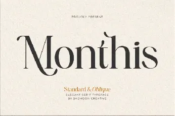 Monthis font