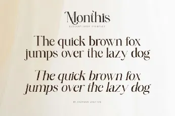 Monthis font