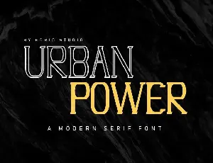 Urban Power Demo font