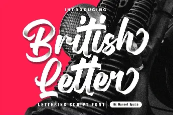 British Letter font