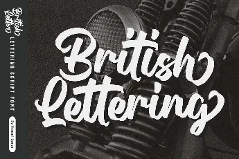 British Letter font