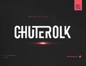 CHUTEROLK font