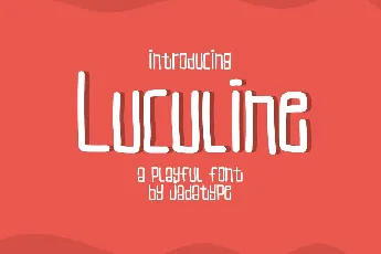 Luculine font