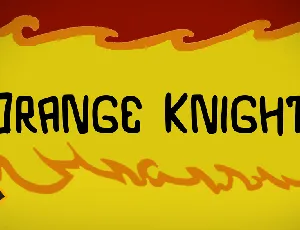 Orange Knight font