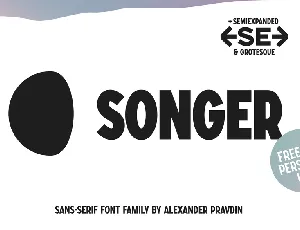 SONGER font
