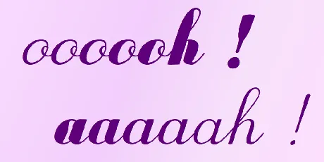 Purple DecoDemo font