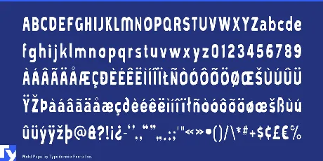 Mold Papa font