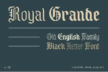 Royal Grande font