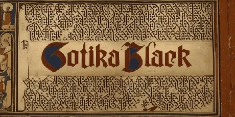 Gotika Strict font