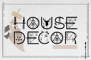 House Decor font