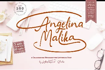 Angelina Malika font